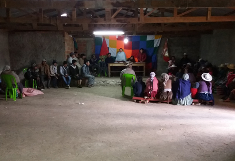 Dotación de agua potable a la comunidad indígena quechua de Tabla Mayu