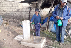 Dotación de agua potable a la comunidad indígena quechua de Jatún Rumi – Sector Pararani, municipio de Colomi, Bolivia