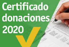 Certificados de donaciones del año 2020